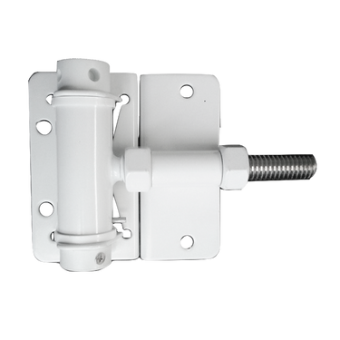 STAINLESS STEEL SPRING HINGE - WHITE  (PAIR)